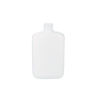 8oz White Flat Twist Cap Bottle PE Plastic Squeeze Sauce Bottle
