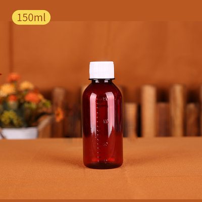 60ml 100ml 120ml Plastic PET Empty Syrup Bottles Oral Liquid Bottle