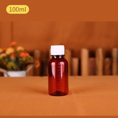 60ml 100ml 120ml Plastic PET Empty Syrup Bottles Oral Liquid Bottle